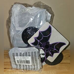 NWT Loungefly Disney Minnie Mouse Sequin Spiderweb Mini Backpack, Wallet, & Ears